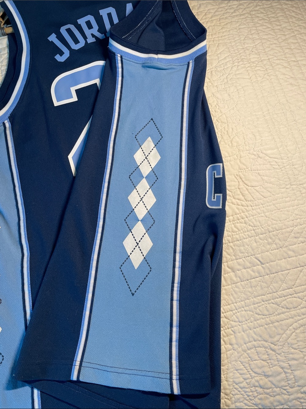 Nike North Carolina Basketball Jersey - Navy & Light Blue - Picture 8 of 12